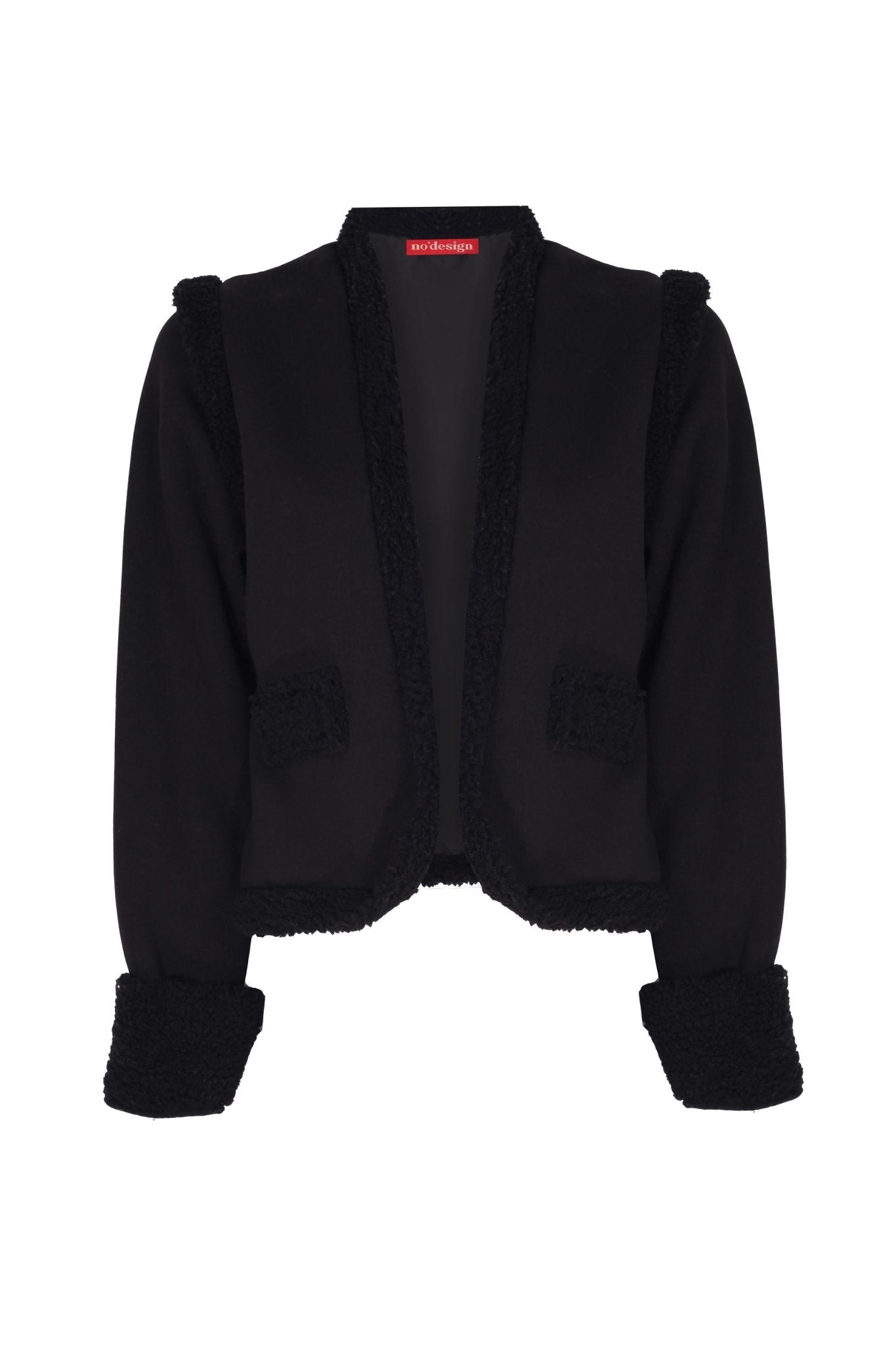 Teddy Detaylı Ceket - No Design Store