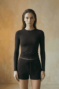 Terra Yanları Büzgülü Bluz - No Design Store