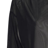 Transparan Balıkçı Yaka Oversize Crop Top - No Design Store