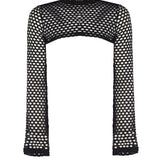 Transparan İspanyol Kol Bolero - No Design Store