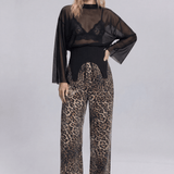 Yüksek Bel Saten Pantolon - No Design Store